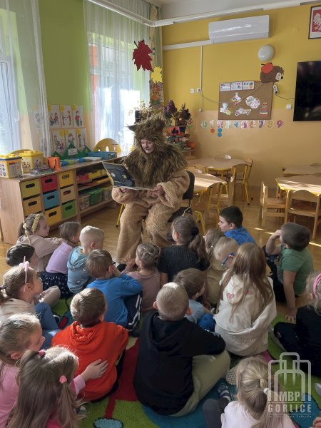 Biblioteka Gorlice, Czytanie bajki o lwie