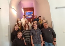 Powiększ zdjęcie Uczestnicy wyjazdu studyjnego podczas zwiedzania stacji RMF FM