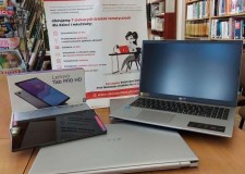 Powiększ zdjęcie Urządzenia elektroniczne — laptopy i tablety otrzymane w ramach projektu pn. „Sieć na kulturę w podregionie nowosądeckim”