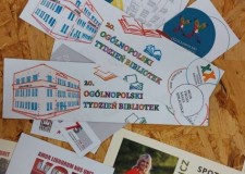 Powiększ zdjęcie ulotki, zakładki i zaproszenia na Ogólnopolski Tydzień Bibliotek