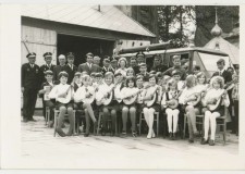 Powiększ zdjęcie Orkiestra Szkolna Szkoły Podstawowej w Wysowej; 1973 rok
