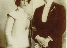 Powiększ zdjęcie Julian Siokało (brat Jarosława) z pierwszą żoną wiedenką (zmarła młodo; z drugą żoną miał syna i córkę)