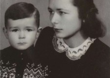 Powiększ zdjęcie Mirosława Siokało z synem Bohdanem; Złotoryja 1949 rok