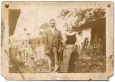Powiększ zdjęcie Jan i Teodora Okarmowie — dziadkowie Jana Okarmy; Huta Wysowska 1930 rok