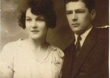 Powiększ zdjęcie Alfred i Zenona Kohle z domu Przybył — rodzice Mirosławy Siokało; 1928 rok