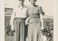 Powiększ zdjęcie Jadwiga i Stanisław Zabierowscy w Gorlicach; około 1940 roku