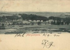 Powiększ zdjęcie Widok Glinika Mariampolskiego; 1900 rok — pocztówka ze zbiorów Sławomira Dziadzio