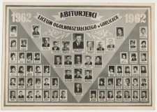Powiększ zdjęcie Abiturienci  Liceum Ogólnokształcącego im. M. Kromera w Gorlicach w 1962 roku