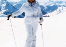 Powiększ zdjęcie Małgorzata Szczerbań-Habelak na nartach w Alpach
