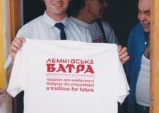 Powiększ zdjęcie Wacław Szlanta, obok Jacek Kuroń (1998 r.)