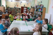 274 –grupa sześciolatków z MP nr 1 w bibliotece 
