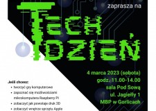 Powiększ zdjęcie Tech Dzień w MBP w Gorlicach - plakat