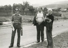Powiększ zdjęcie Janusz Krauze, NN, Stanisław Gabryel (od lewej)
