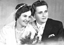 Powiększ zdjęcie 12. Zdjęcie ślubne Danuty i Kazimierza; 1960 rok